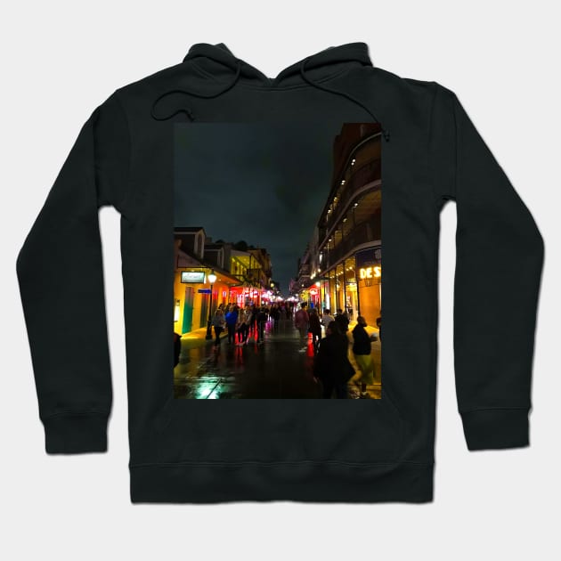 The Colours of Bourbon Street Hoodie by Steves-Pics